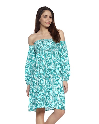 India Desire : Buy Zudio Green Tara Dress At Rs 99 From Tata Cliq [Selling Price Rs 349]